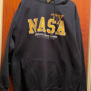 TX Black Hoodie with Gold Lettering